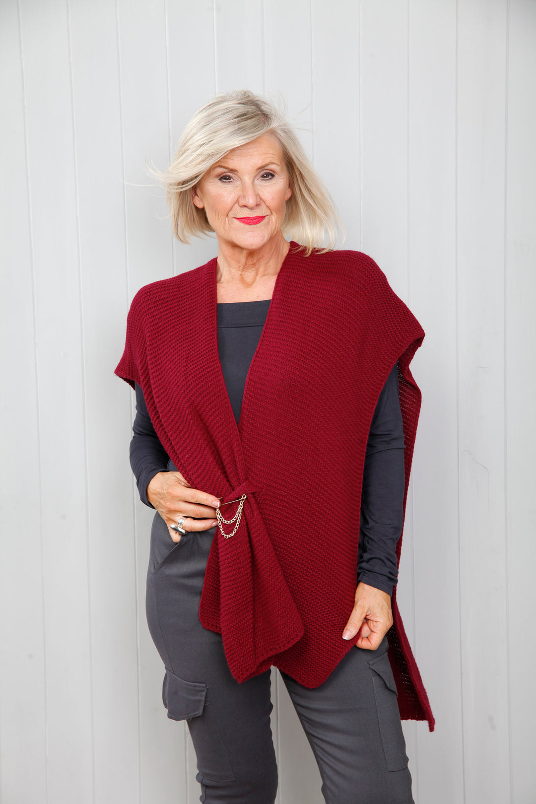 Goose Island Knitted Shawl