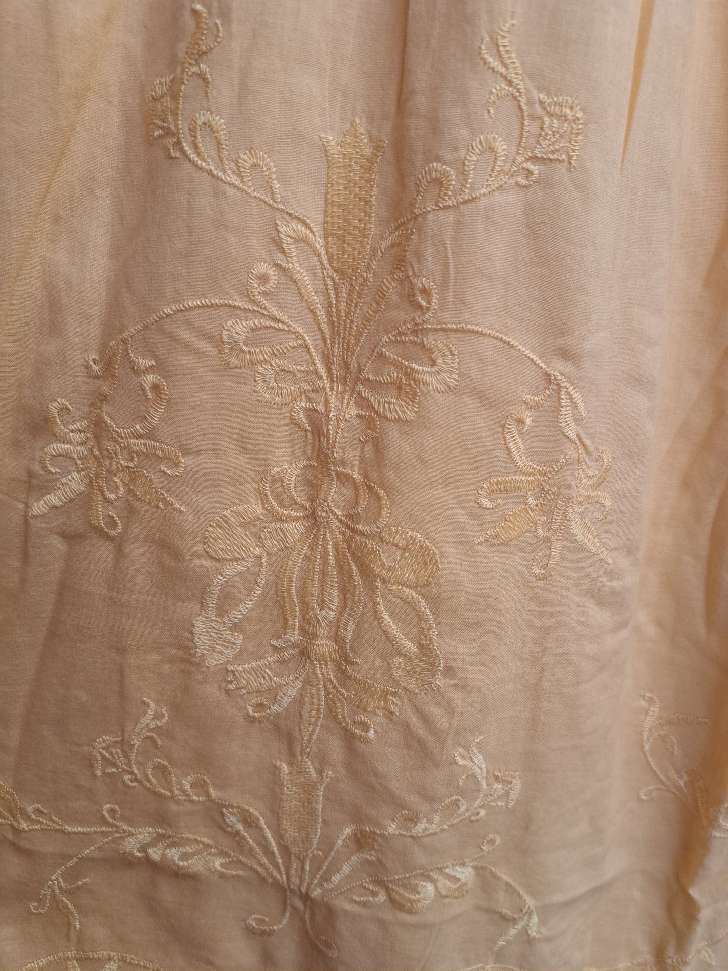 Pia Rossini Yellow Short-Sleeved Embroidered Tunic reduced