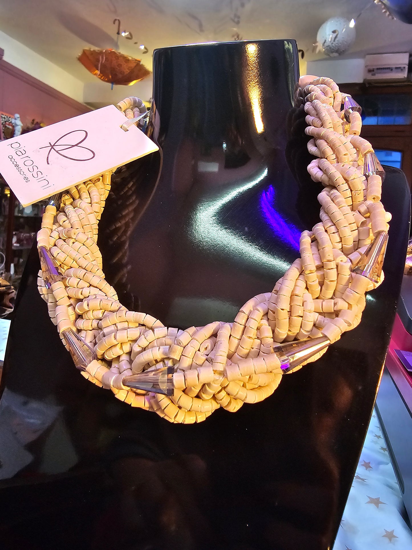 Pia rossini beaded necklace.