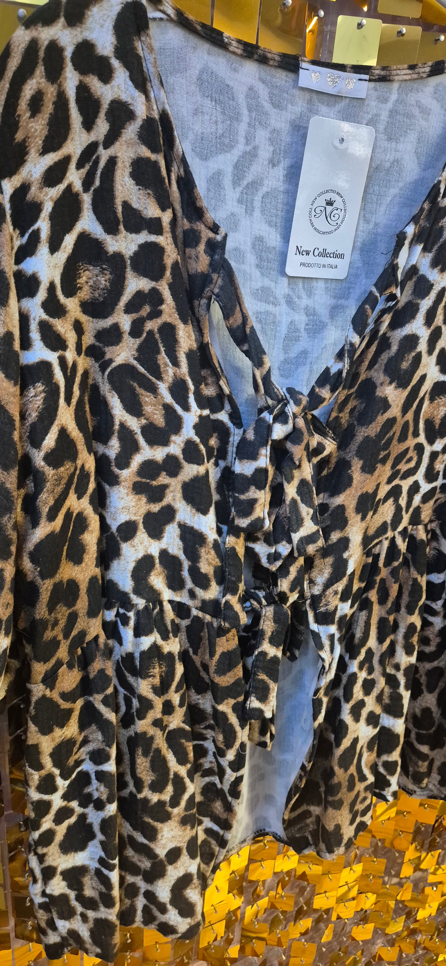 Tie Front Leopard Top