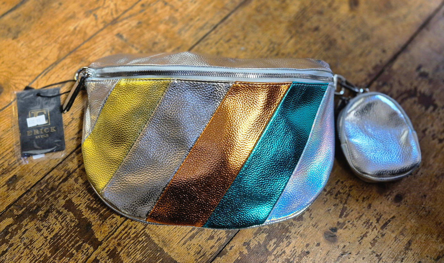 Crossbody Multi Stripe Bag