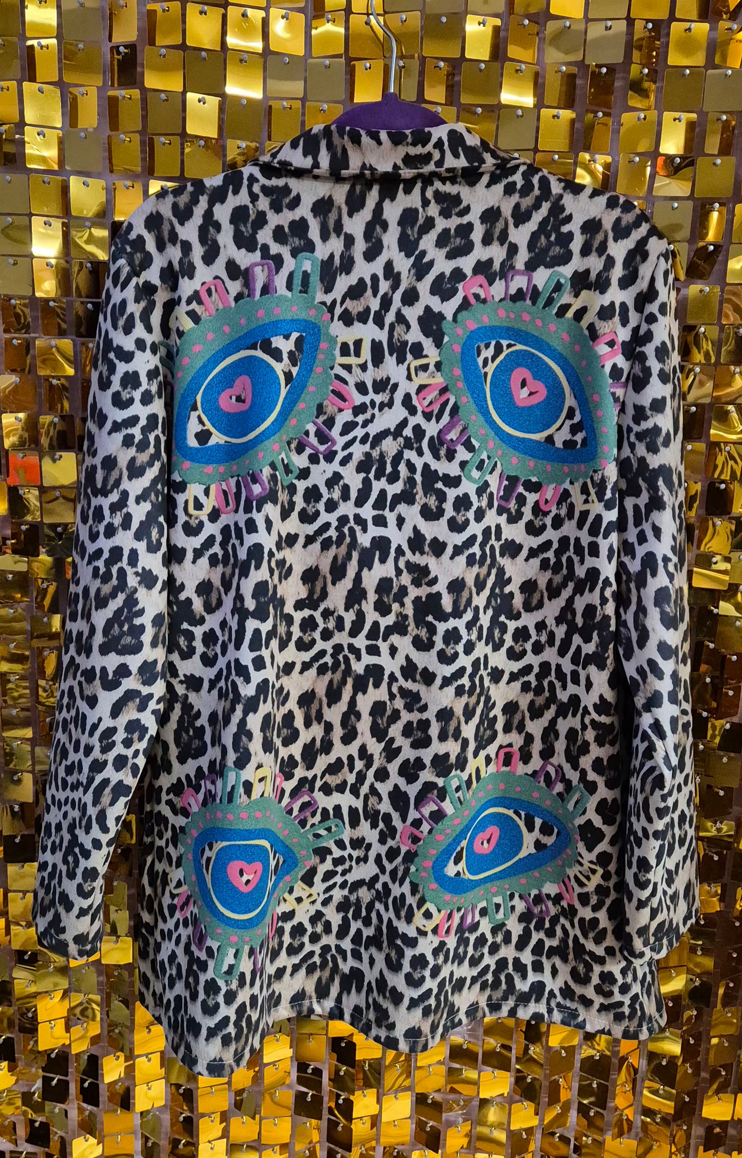 Leopard 'Eye Design' Blazer