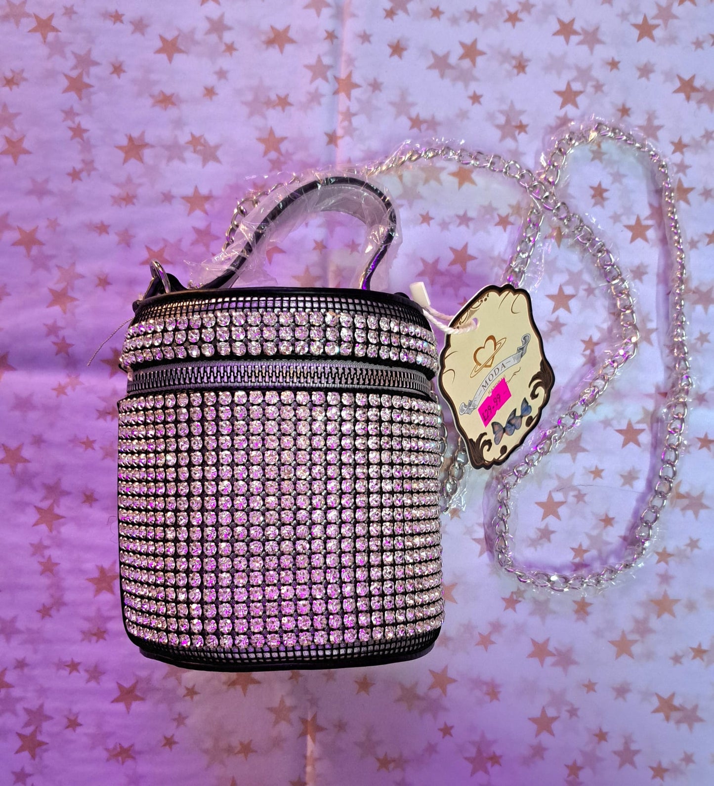 Diamanté Bucket Bag