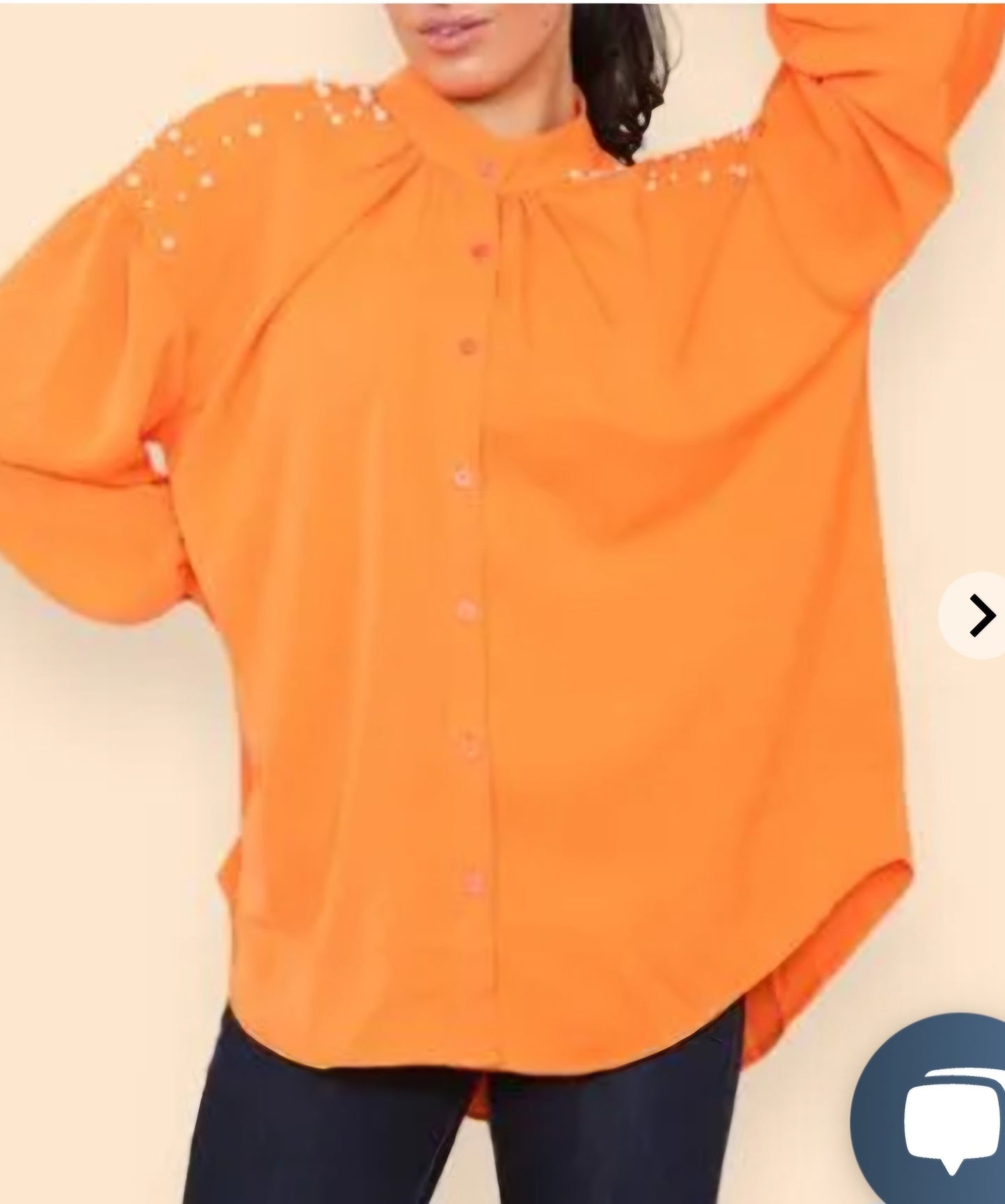 Embellished Pearl Blouse