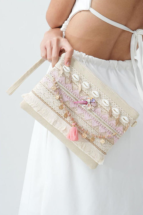New boho vibe summer clutch