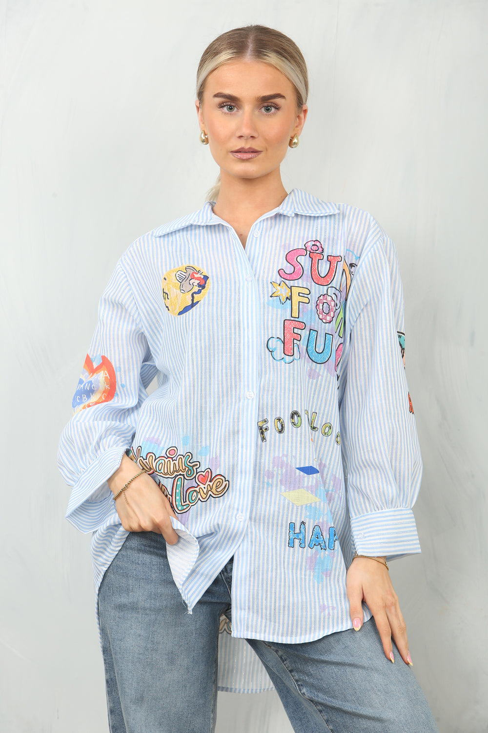 New funky fantasia sun blouse