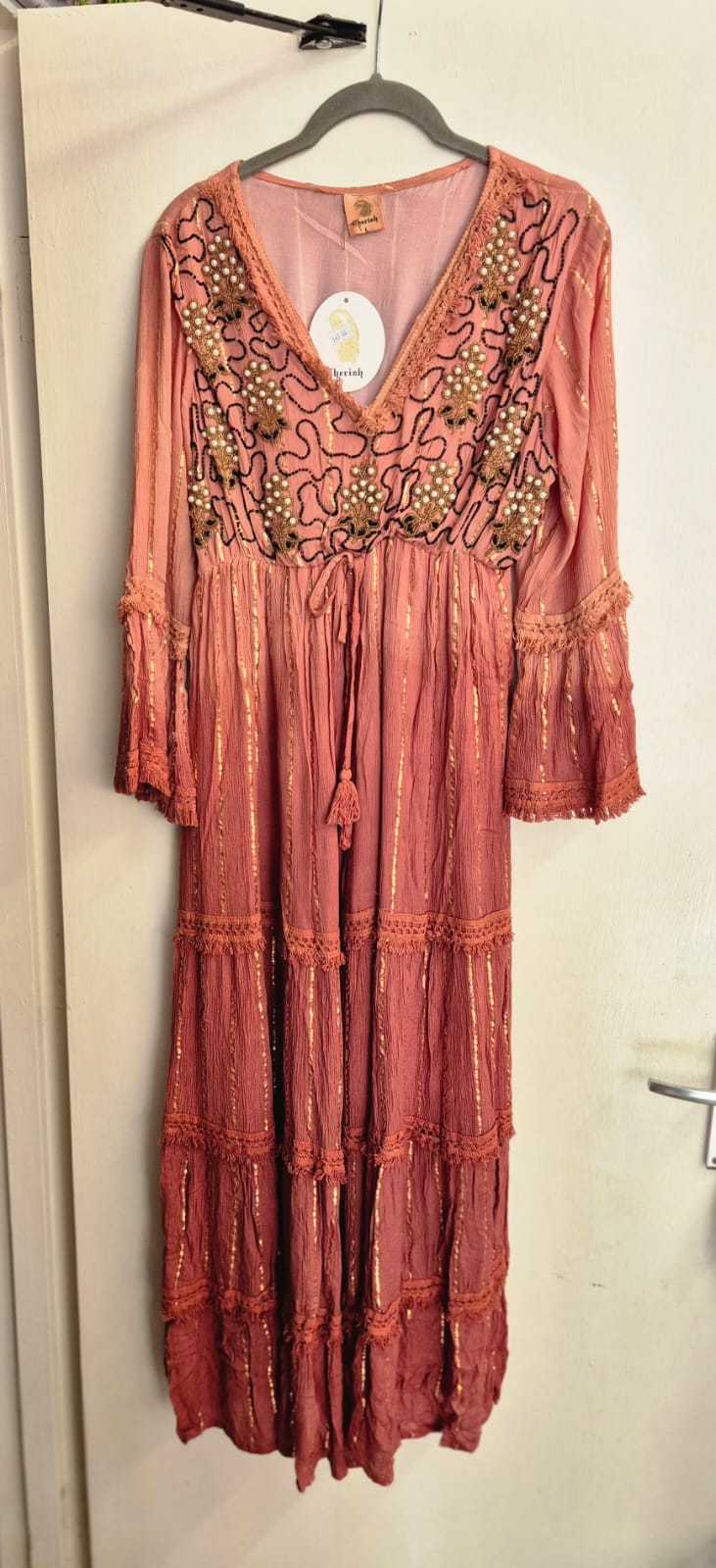 New boho pearl dress