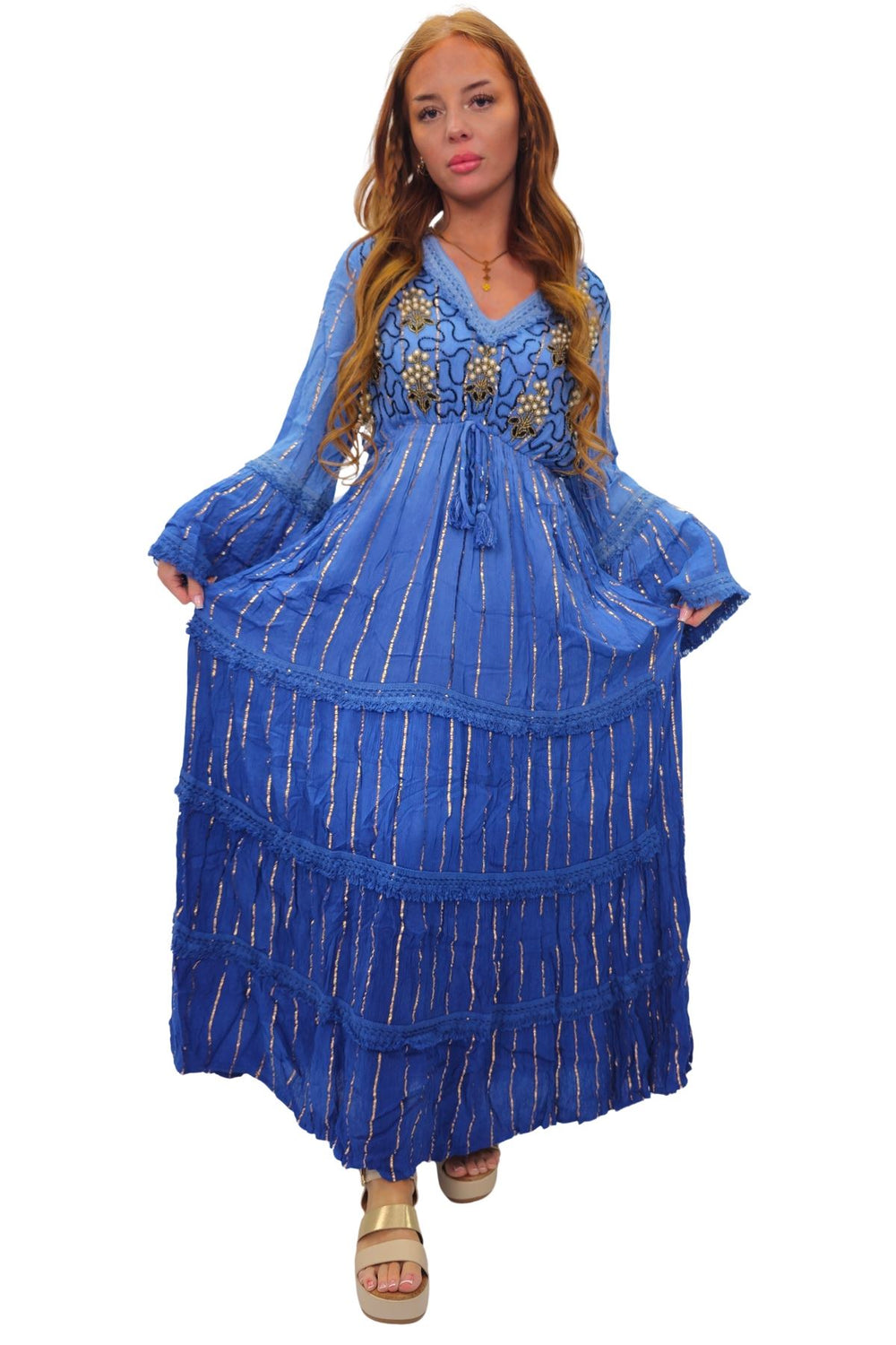 New boho pearl dress