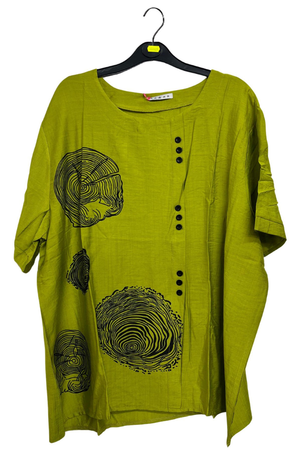 New cotton thumb print top