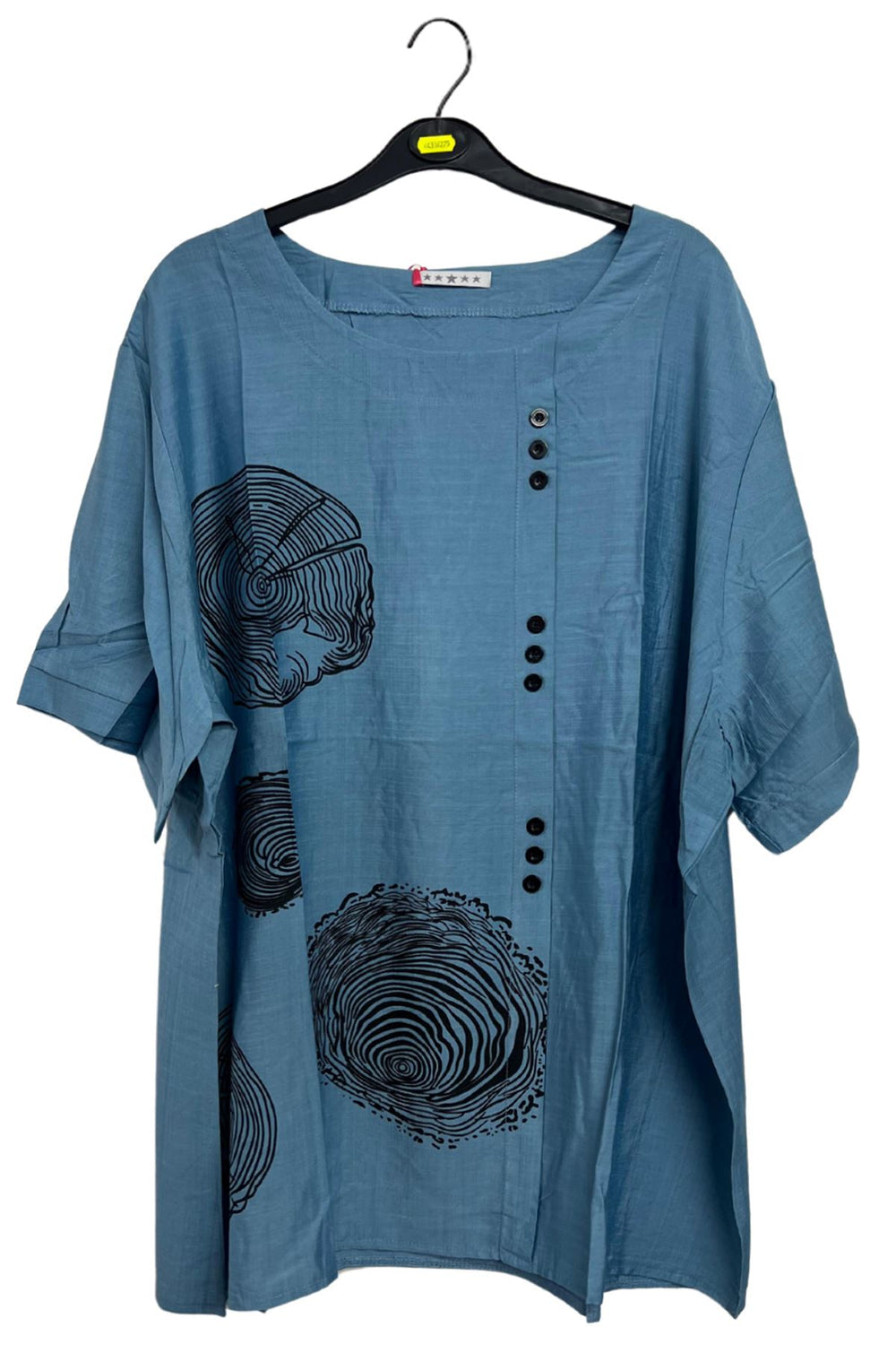New cotton thumb print top