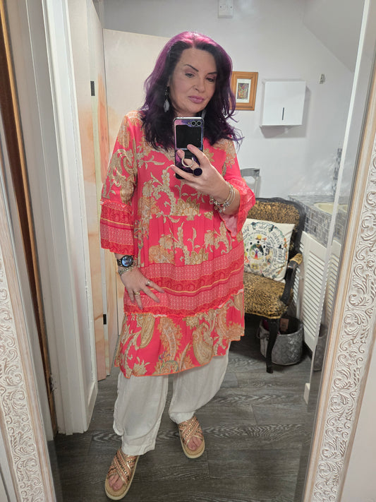 New Paisley goose island tunic