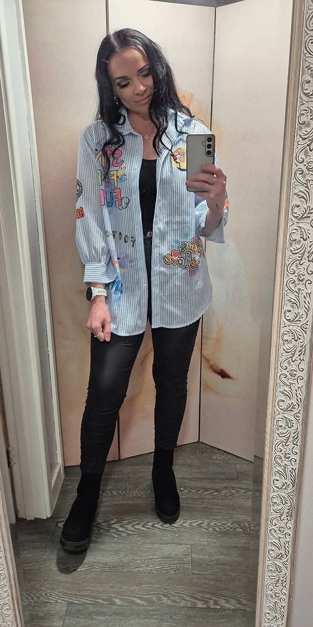 New funky fantasia sun blouse