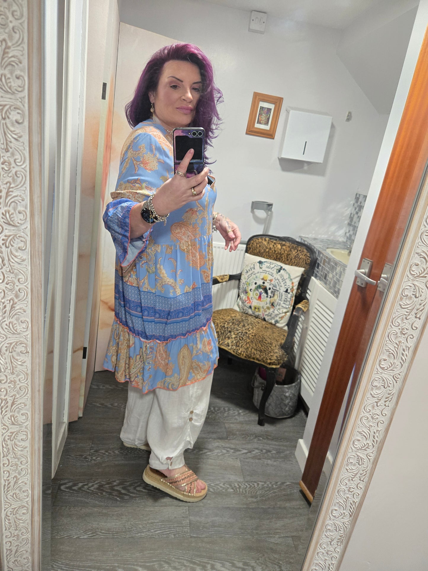 New Paisley goose island tunic