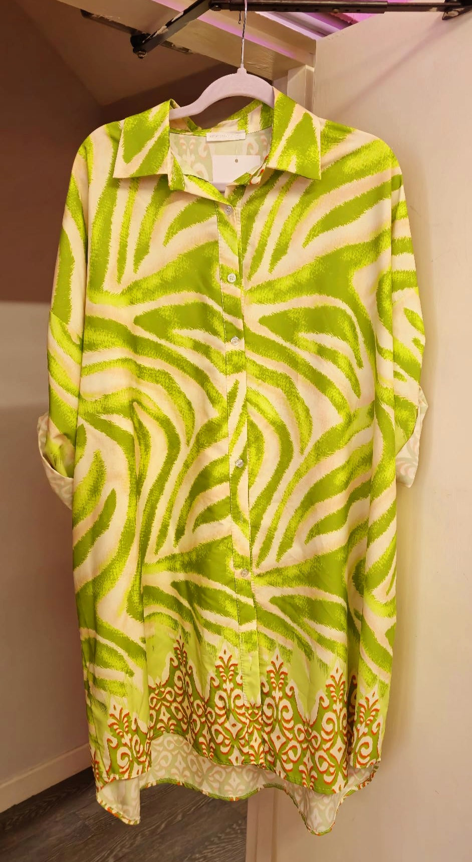 Satin onesize overshirt