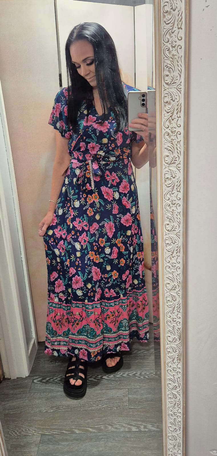 New tenki wrap dress