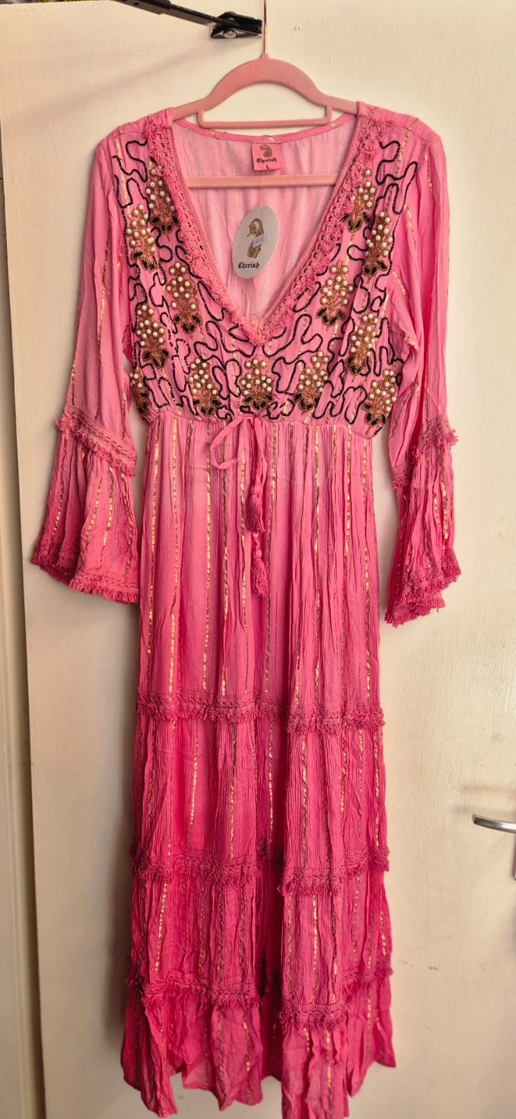 New boho pearl dress