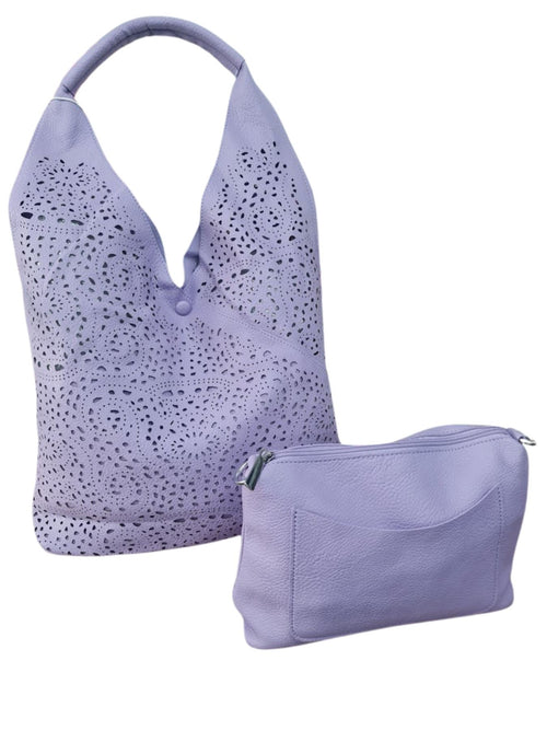 New 2 piece lilac bag