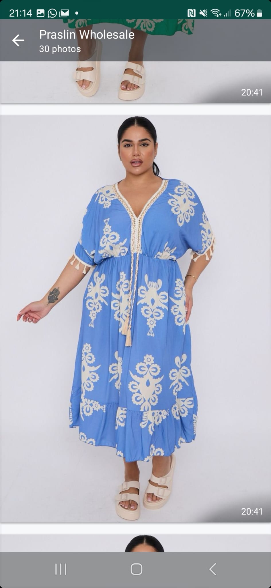 Queen short sleeve boho dress