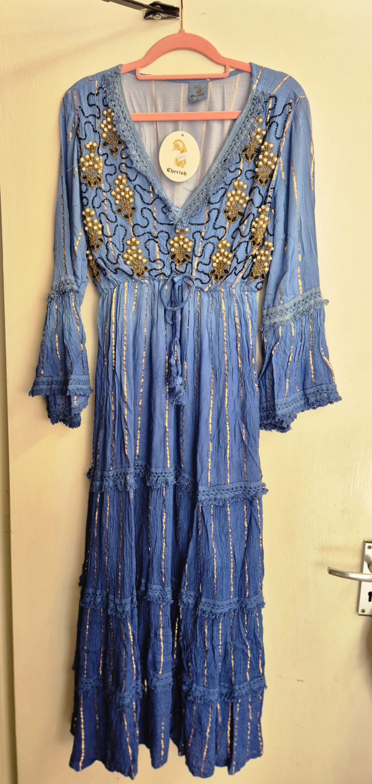 New boho pearl dress