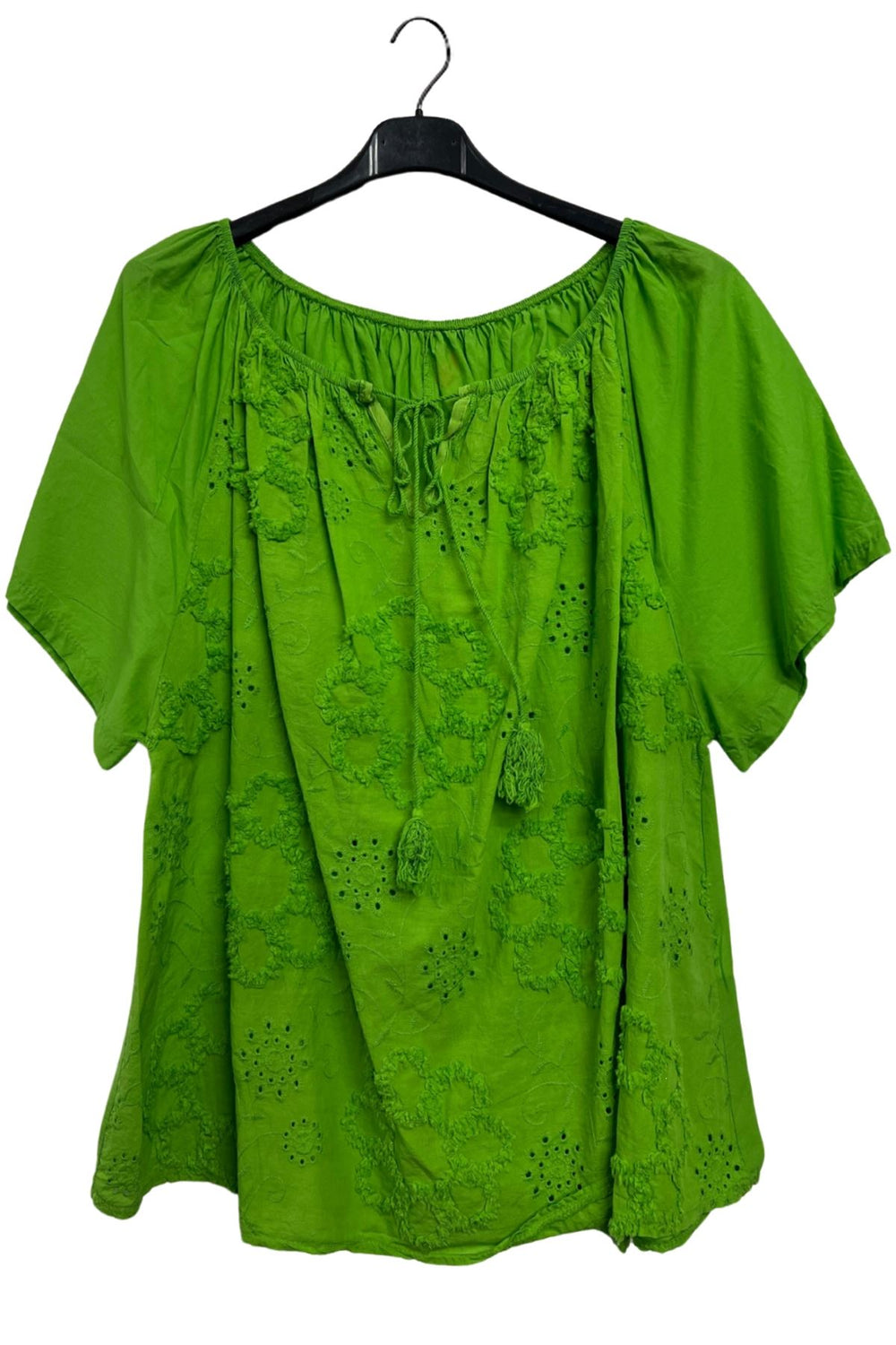 New cotton embroidery top