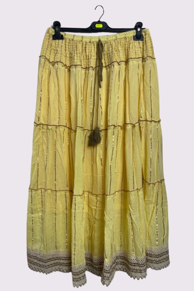New boho maxi skirt