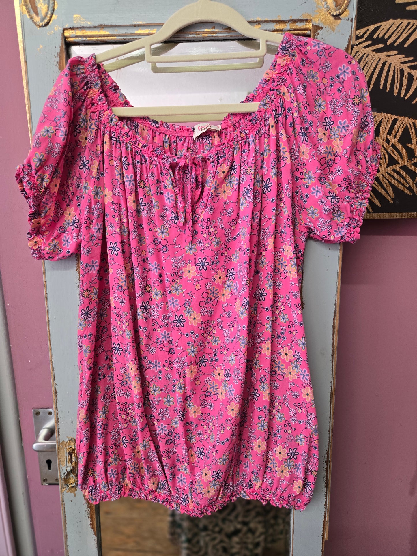 New ditsy print gypsy top