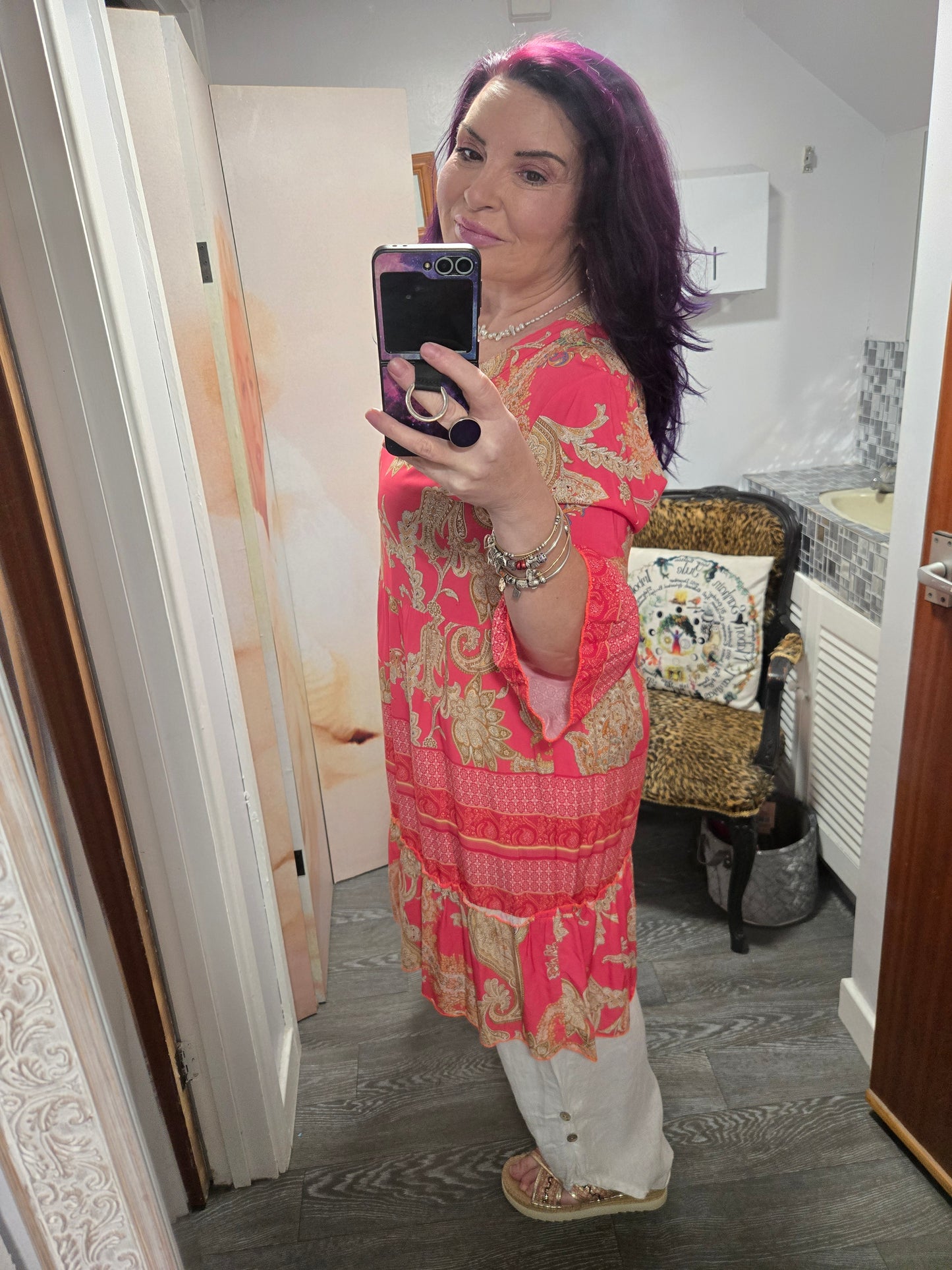 New Paisley goose island tunic