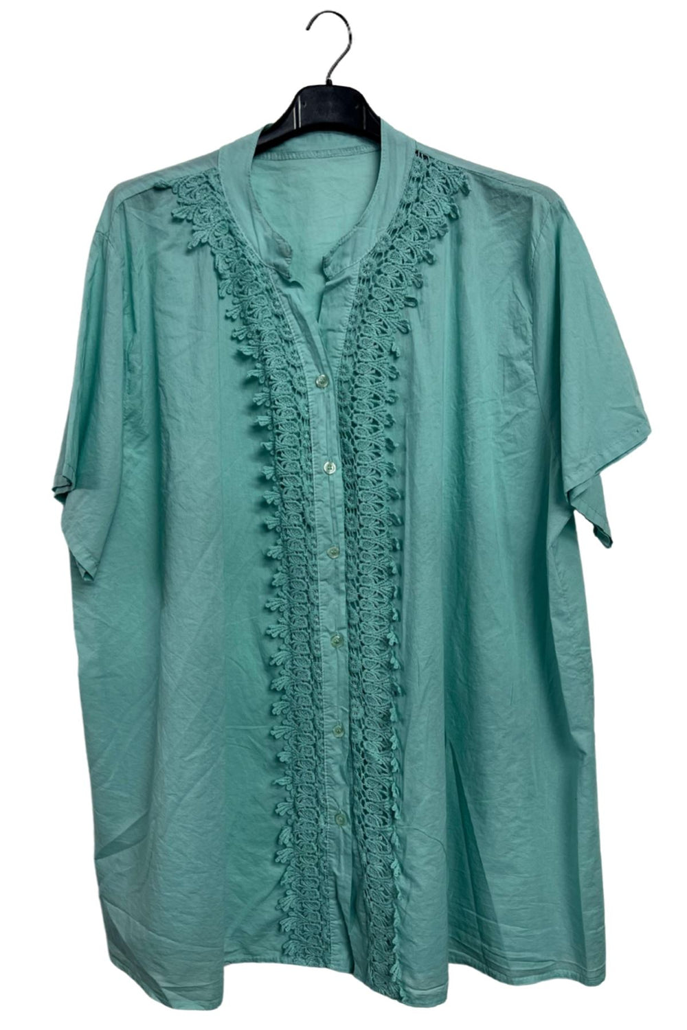 New lace front blouse