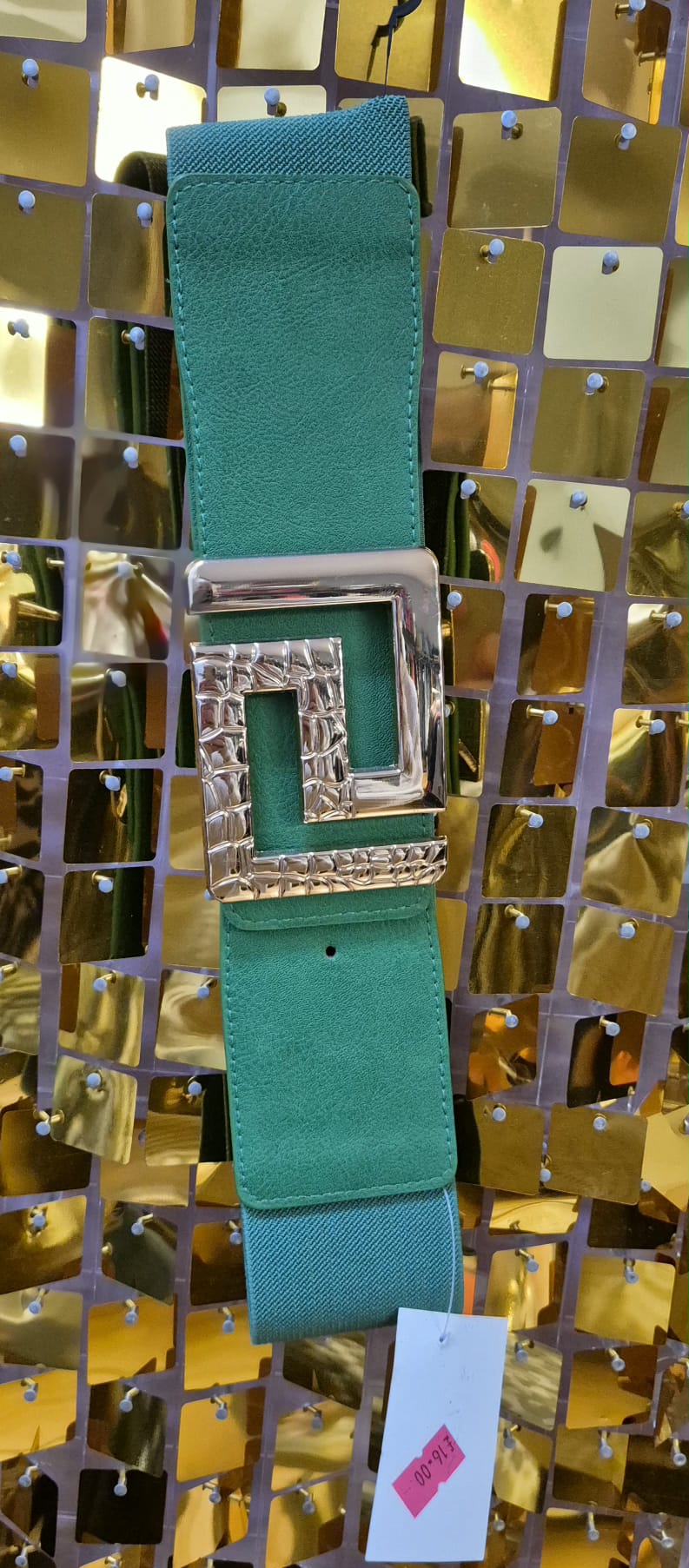 Greek key belt