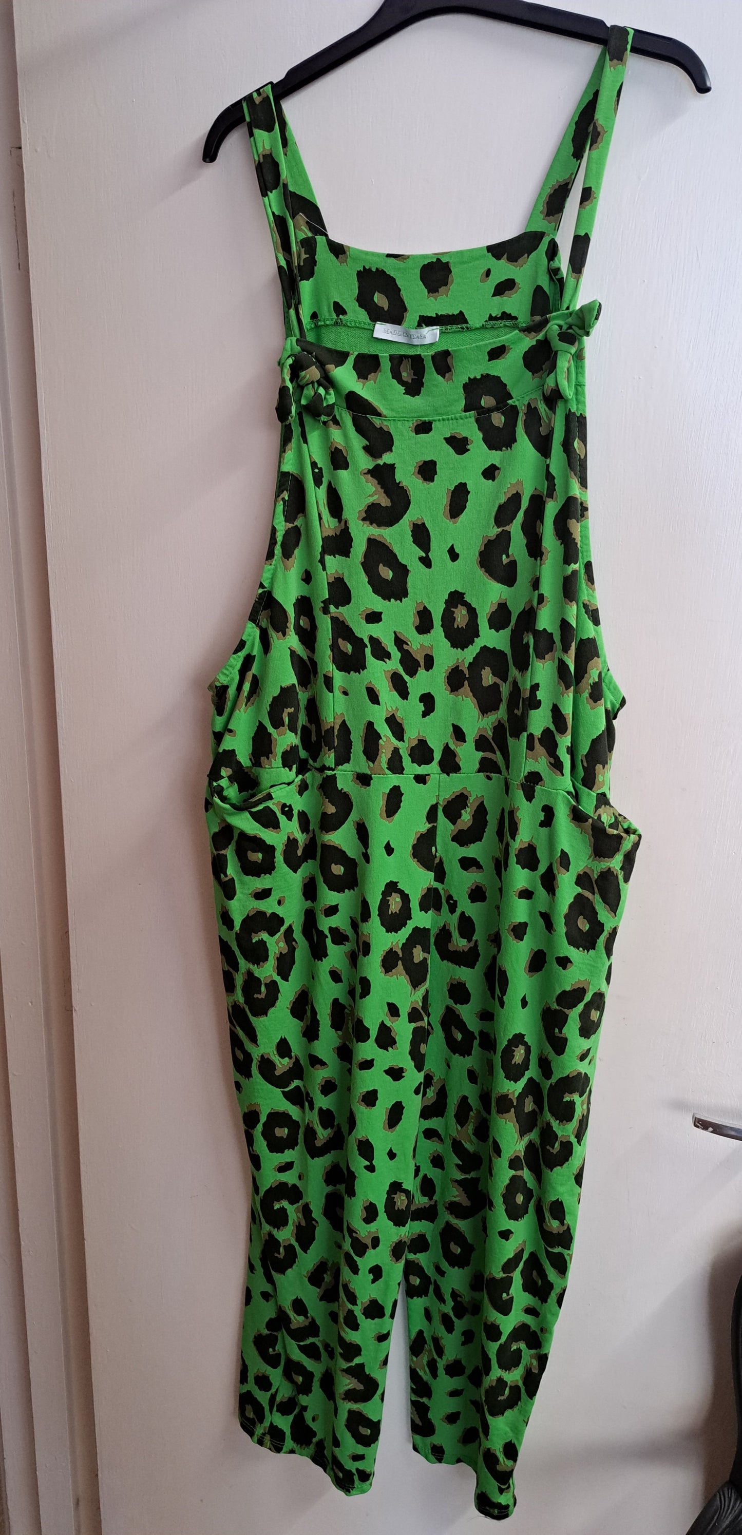 Leopard Dungarees