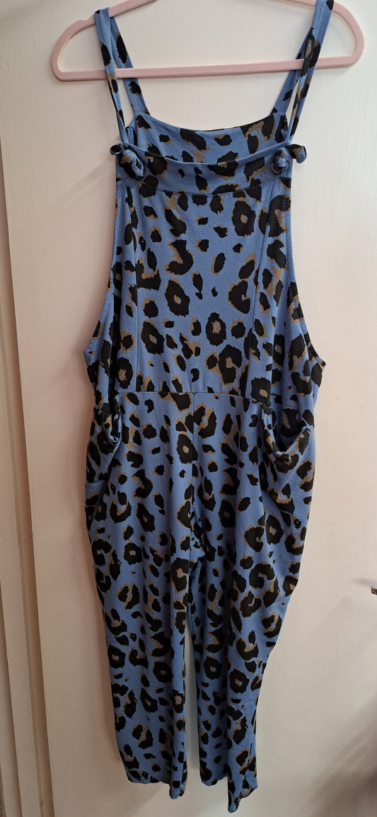 Leopard Dungarees