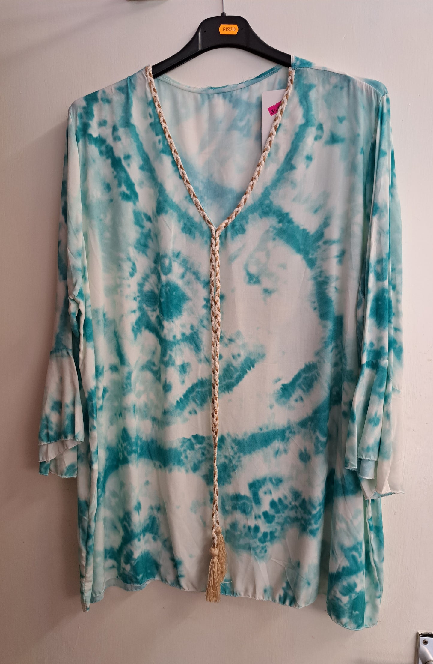 Multi-Print Top Blue