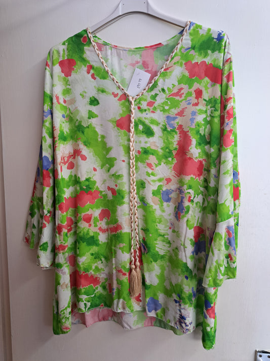 Multi-Print Top - Green