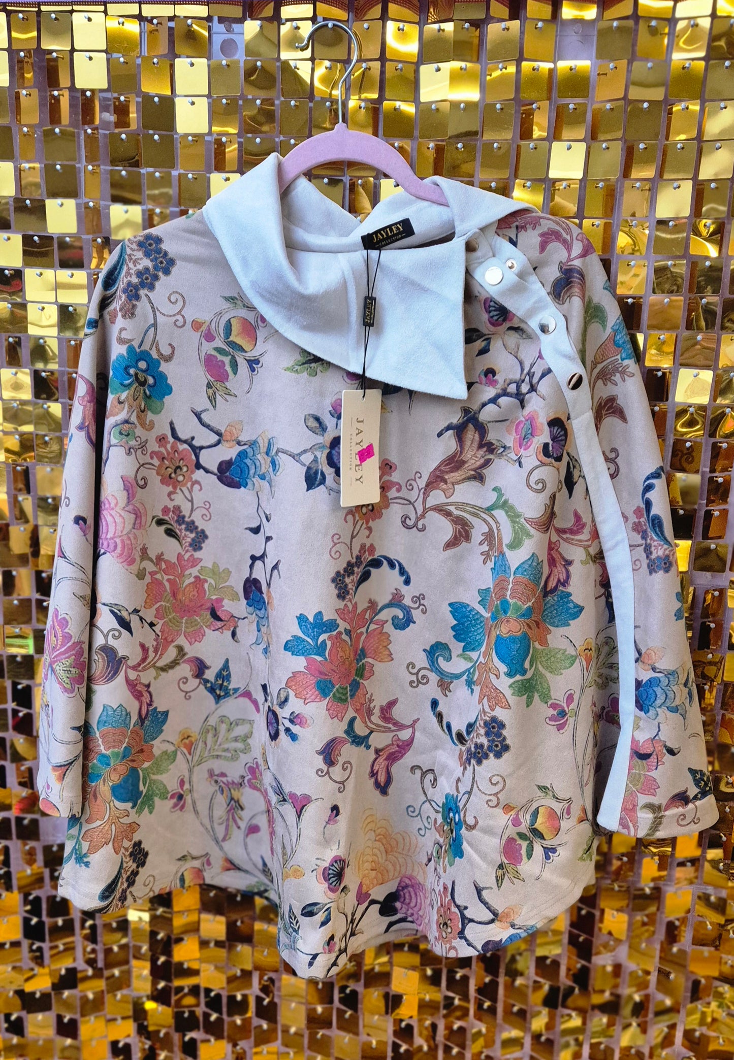 New Jayley Suede Poncho