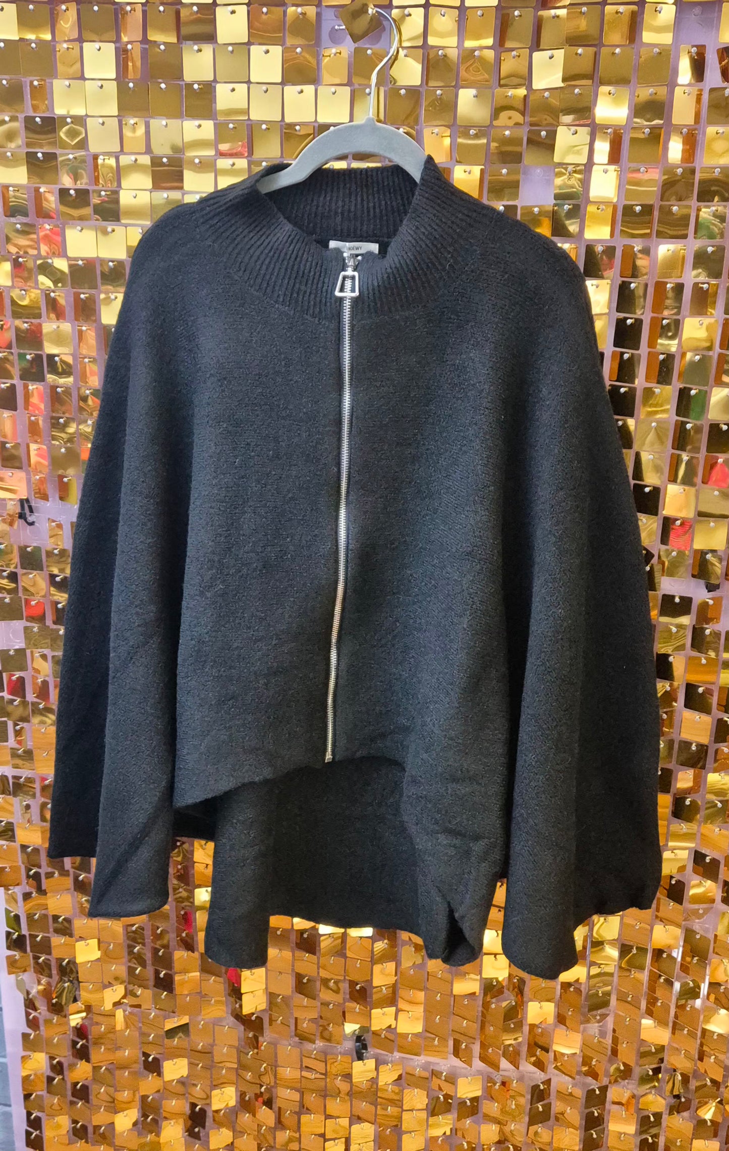 New Batwing Zip Up Cardigan