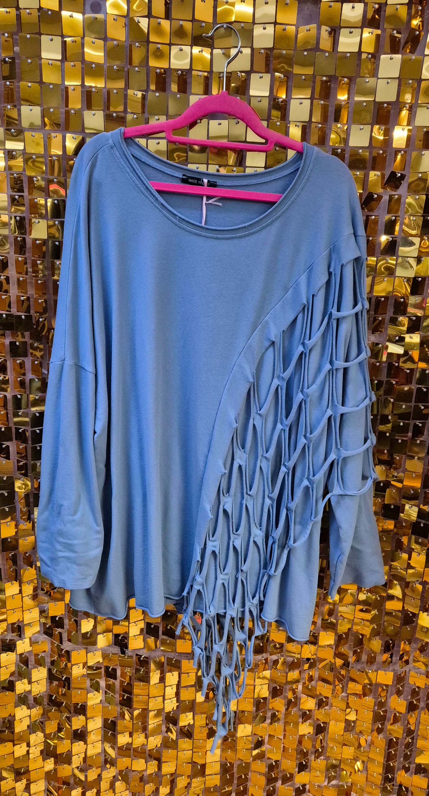 Spider Web Long Sleeved Top