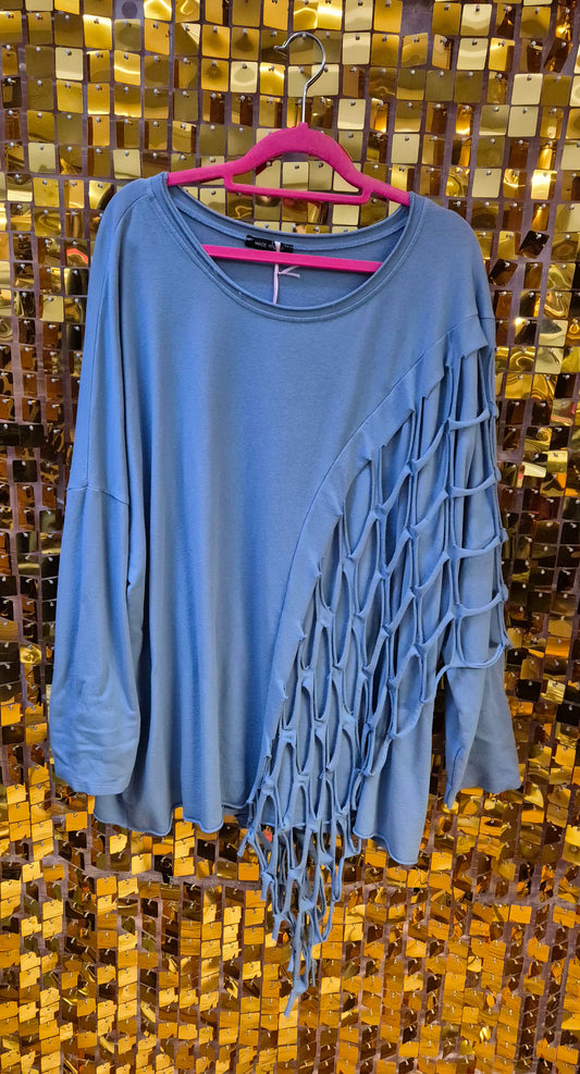 Spider Web Long Sleeved Top