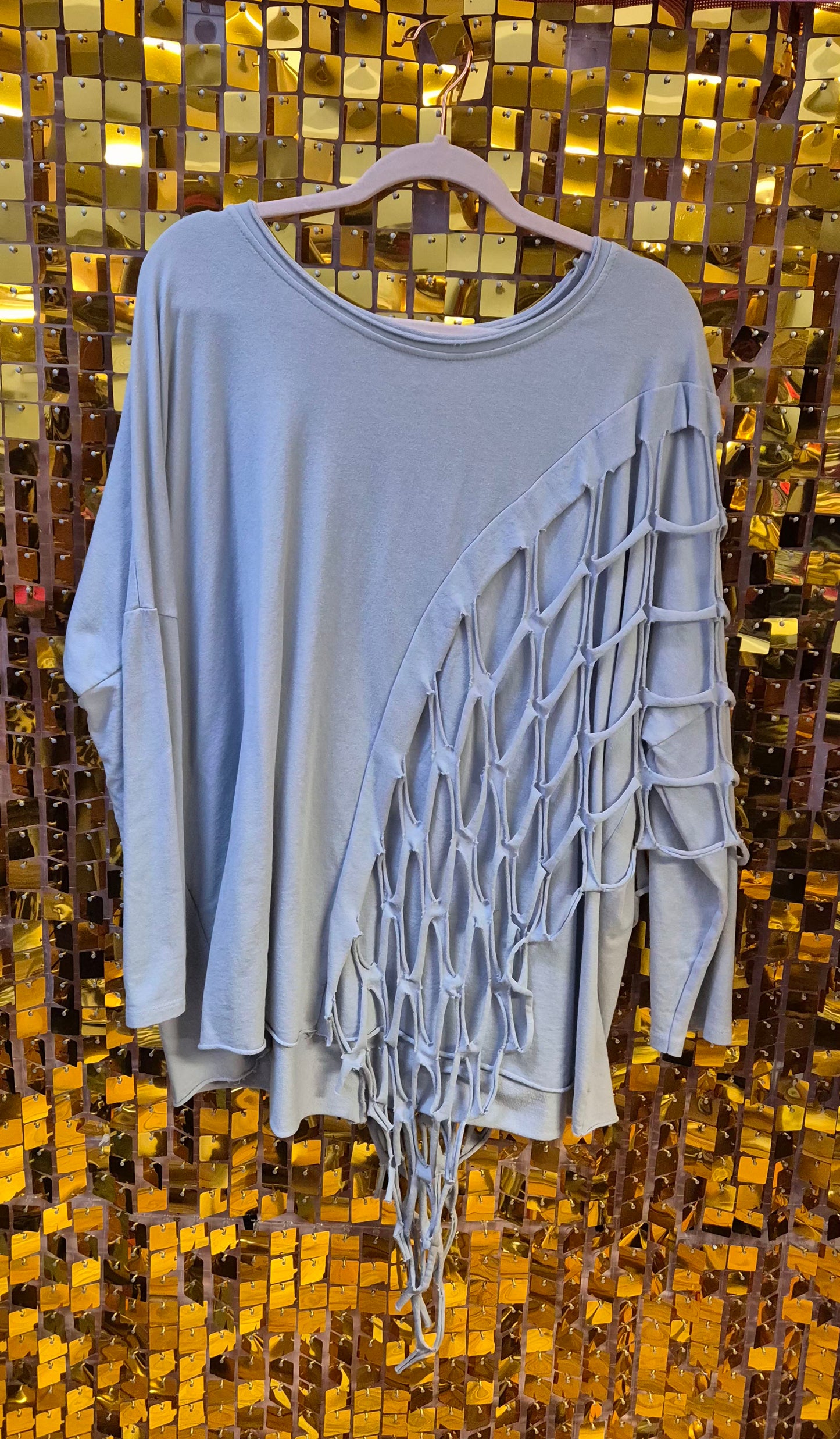 Spider Web Long Sleeved Top