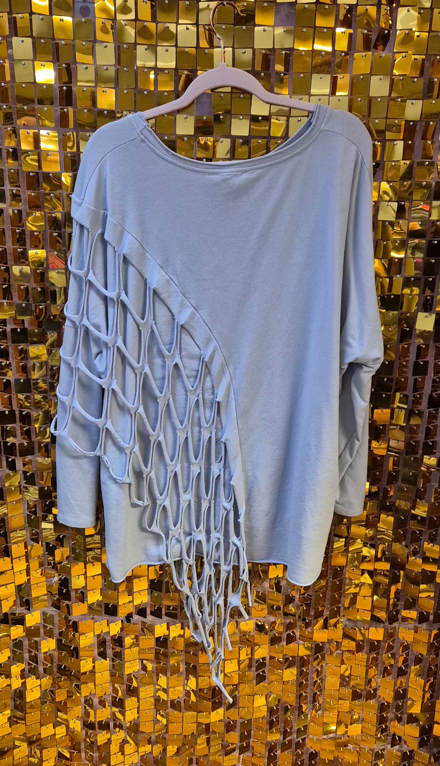 Spider Web Long Sleeved Top