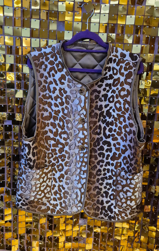 Leopard Print Gilet