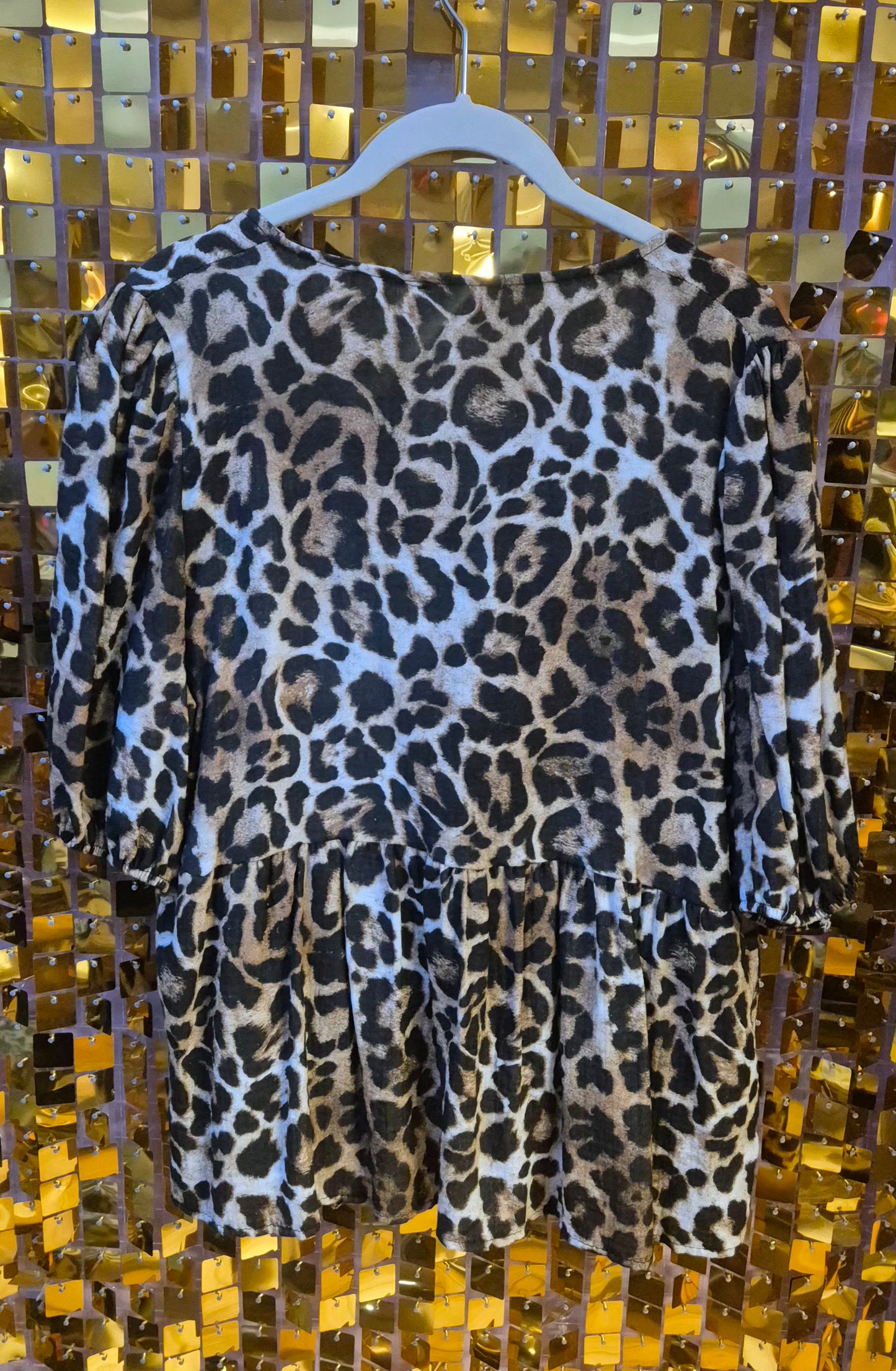 Tie Front Leopard Top