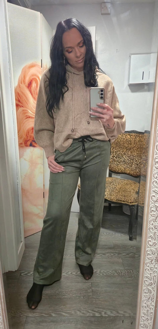 New Faux Suede Trouser