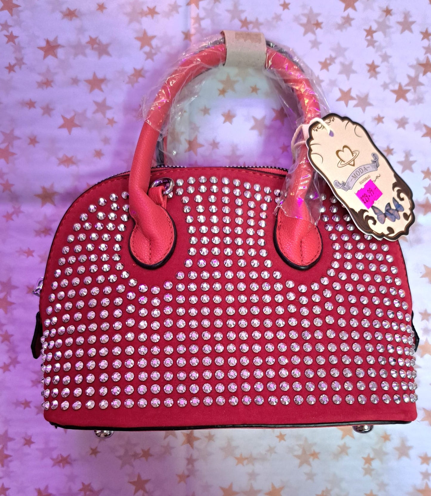 Retro bag with diamanté