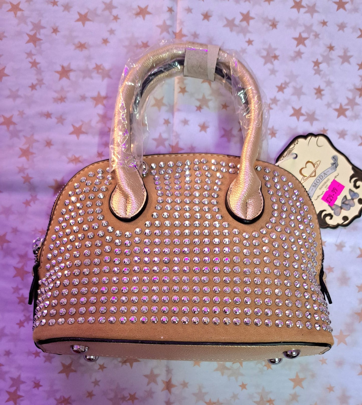 Retro bag with diamanté