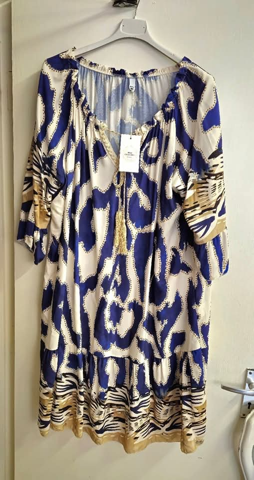 New Blue swirl tunic