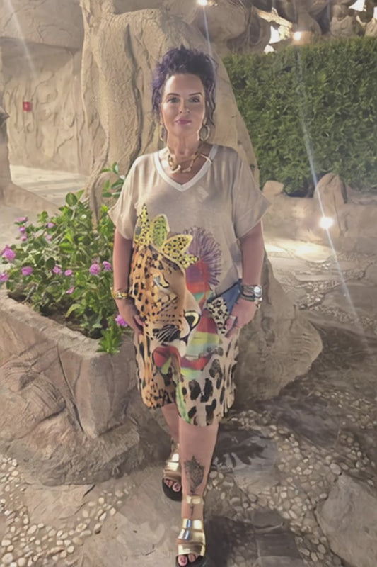 Leopard soft knit  New