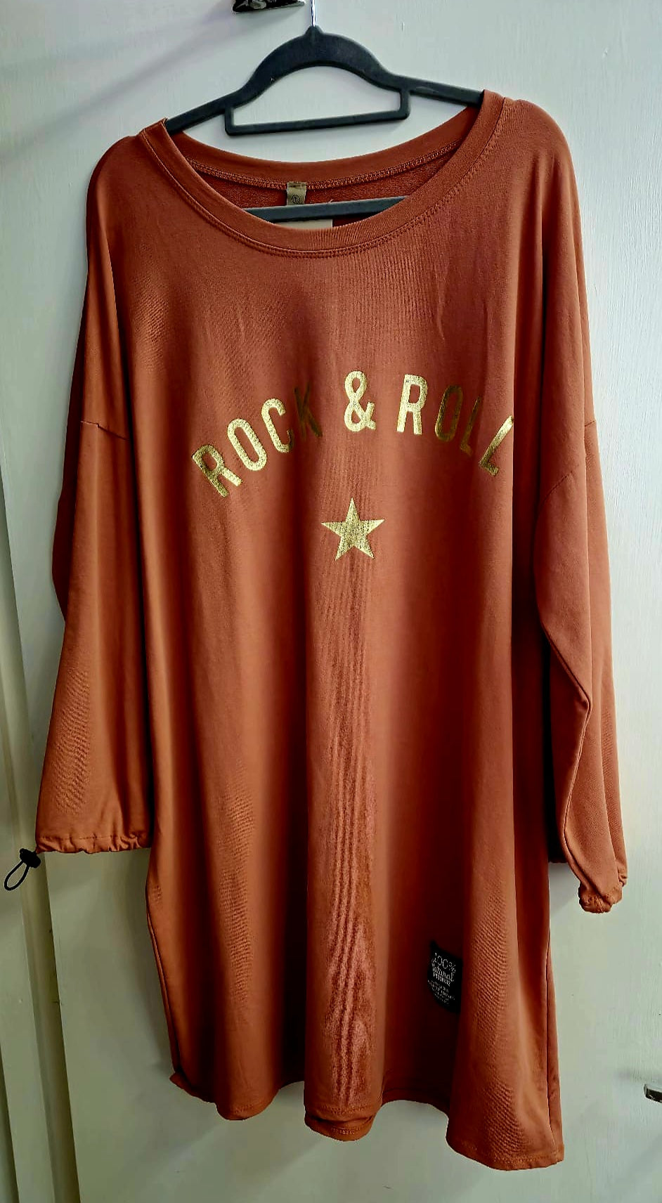 Rust onesize tunic