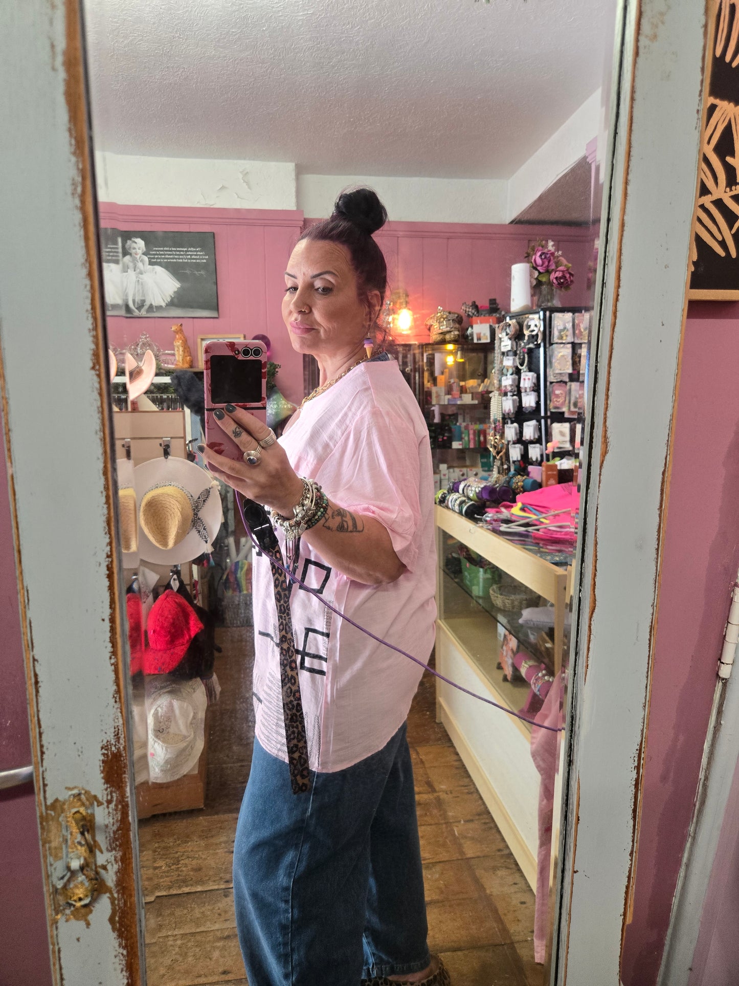 Baby pink top