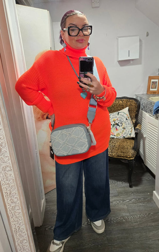 New Neon Jumper Dress