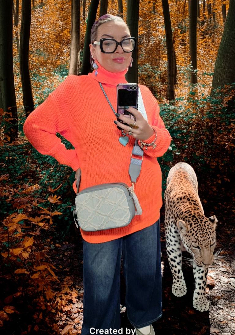 New Neon Jumper Dress